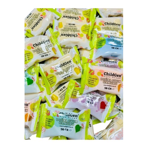 Childgen Doğal Oyun Hamuru -10 LU MİNİPACK - (10X50GR) SET